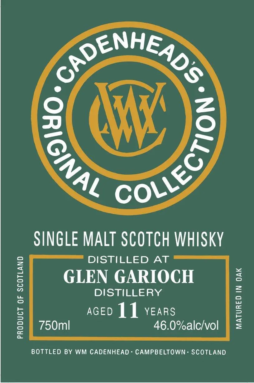 Cadenhead’s Glen Garioch 11 Year - Old Single Malt Scotch Whisky - Main Street Liquor