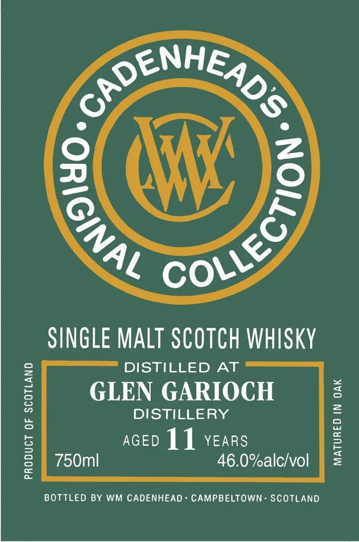 Cadenhead’s Glen Garioch 11 Year - Old Single Malt Scotch Whisky - Main Street Liquor