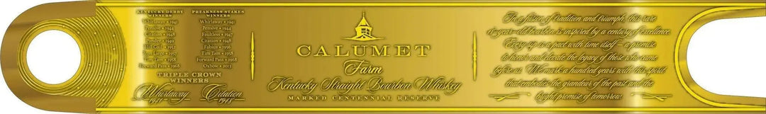 Calumet Farm Kentucky Straight Bourbon Whiskey 18 - Year - Old - Centennial Celebration Edition - Main Street Liquor