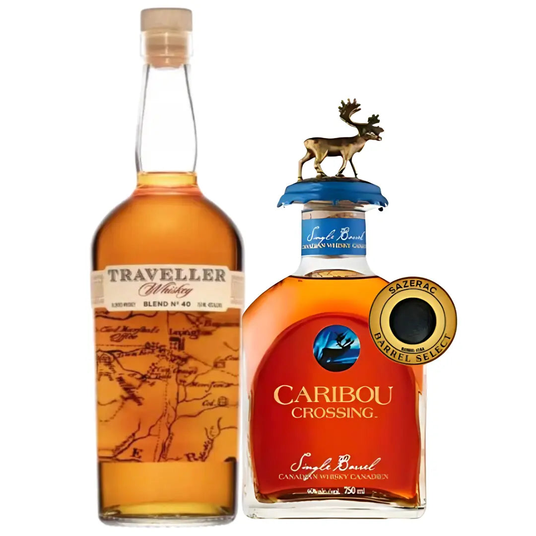 Caribou Crossing Single Barrel Private Barrel Pick + Traveller Whiskey Bundle - Main Street Liquor