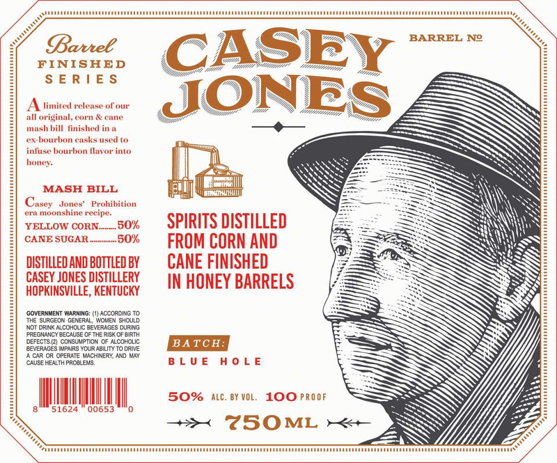 Load image into Gallery viewer, Casey Jones Barrel Finished Corn &amp; Cane Spirits Blue Hole Batch - Main Street Liquor
