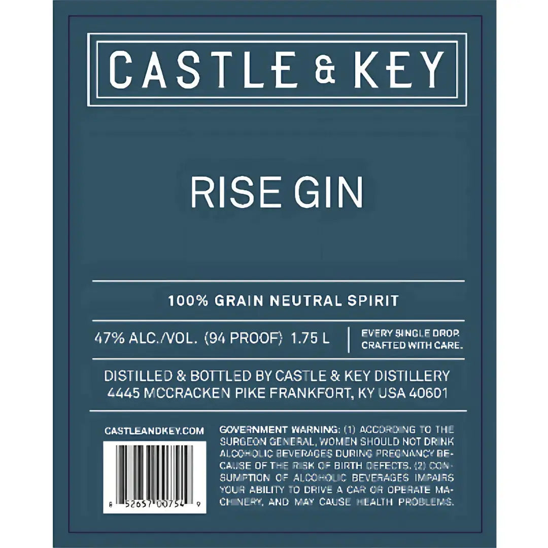 Castle & Key Rise Gin 1.75L - Main Street Liquor