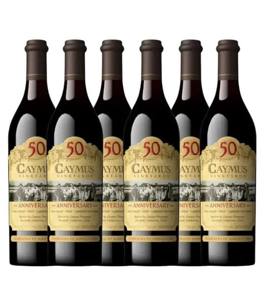 Caymus 50th Anniversary Napa Valley Cabernet Sauvignon 2022 6 Pack - Main Street Liquor