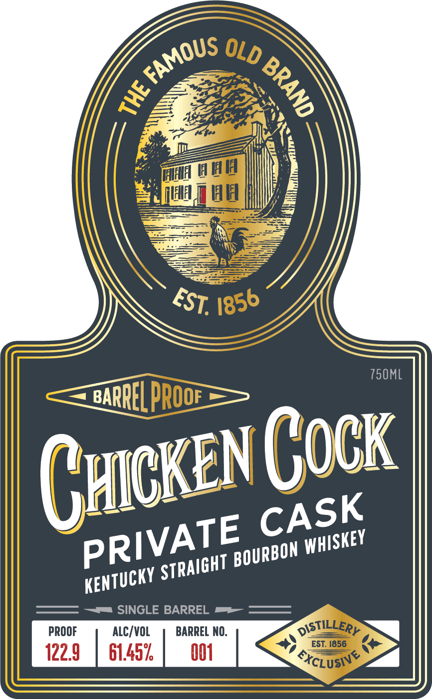 Chicken Cock Private Cask Kentucky Straight Bourbon Whiskey – Barrel Proof - Main Street Liquor