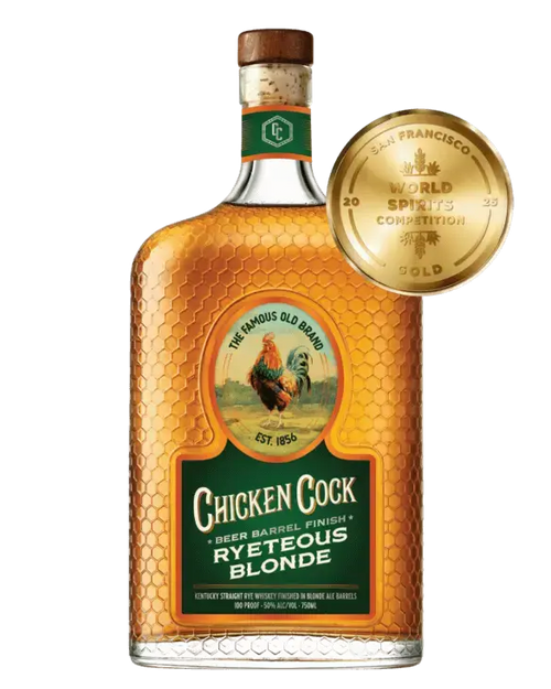 Chicken Cock Ryeteous Blonde Kentucky Straight Rye Whiskey (PRE - ORDER) - Main Street Liquor