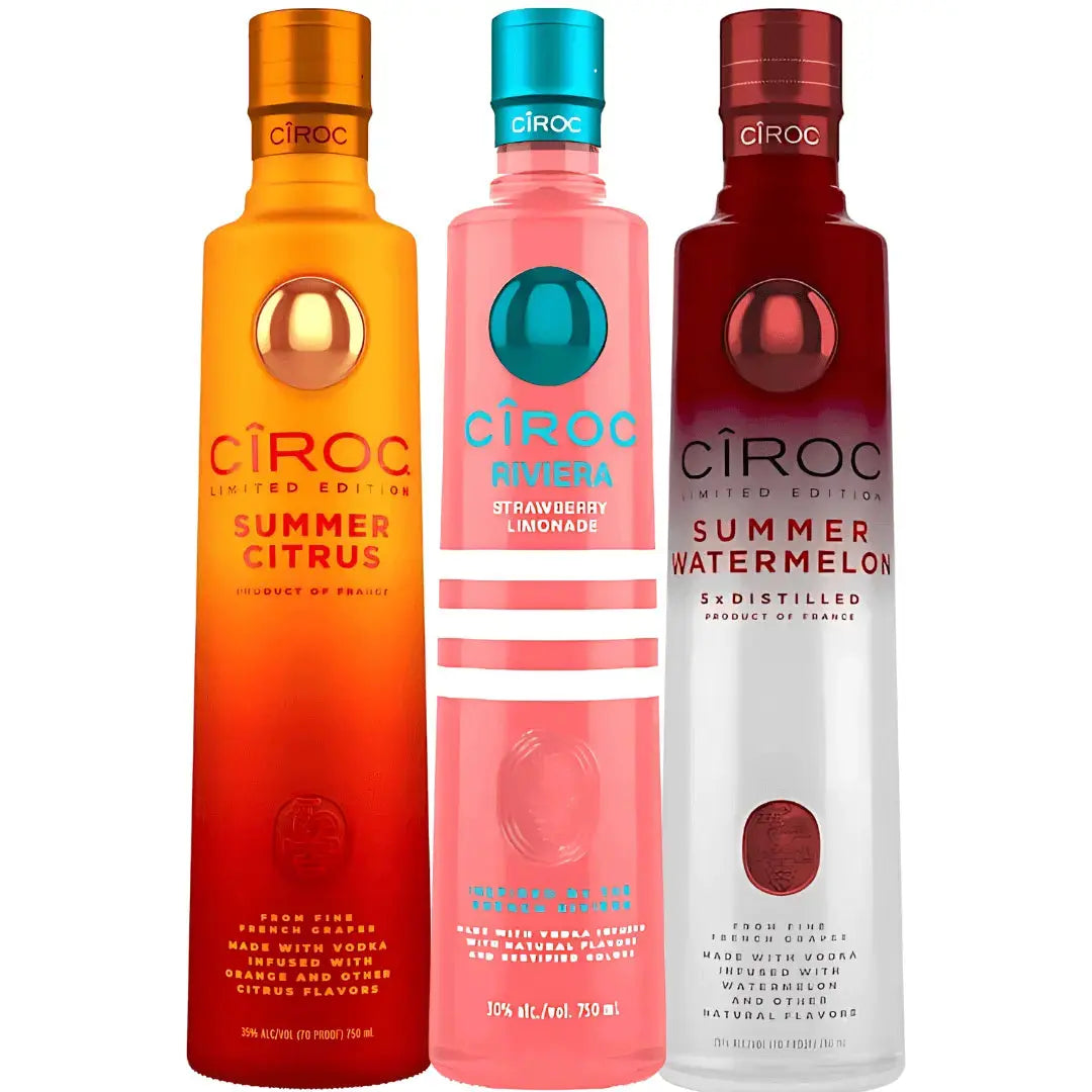 Ciroc Summer Bundle: Summer Citrus, Watermelon &amp; Riviera Strawberry - Main Street Liquor