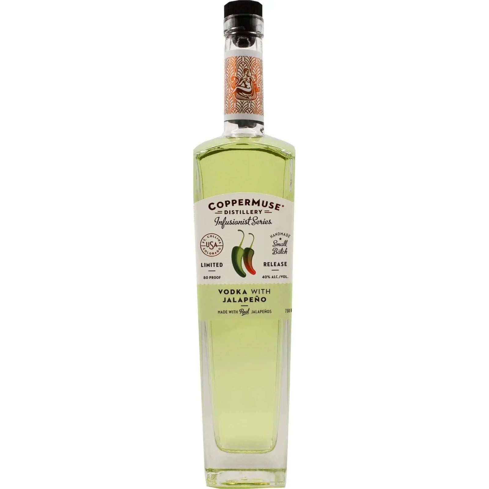 Coppermuse Distillery 'Infusionist Series' Jalapeno Vodka, Colorado - Main Street Liquor
