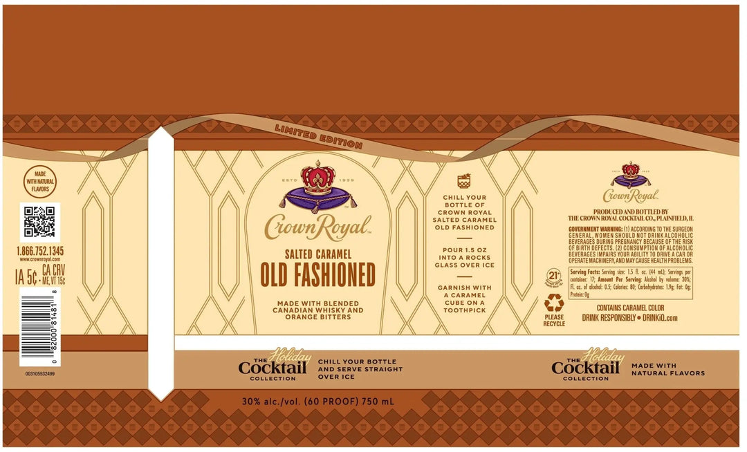 Crown Royal Salted Caramel Old Fashioned Limited Edition - Main Street Liquor