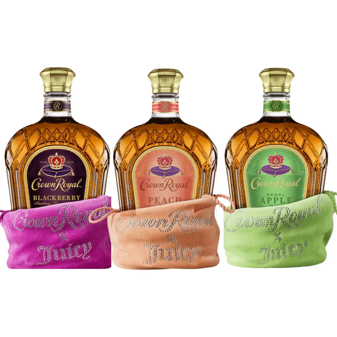 Crown Royal x Juicy Couture Limited Edition Flavored Whisky 3-Bottle Bundle (Pre-Order) - Main Street Liquor