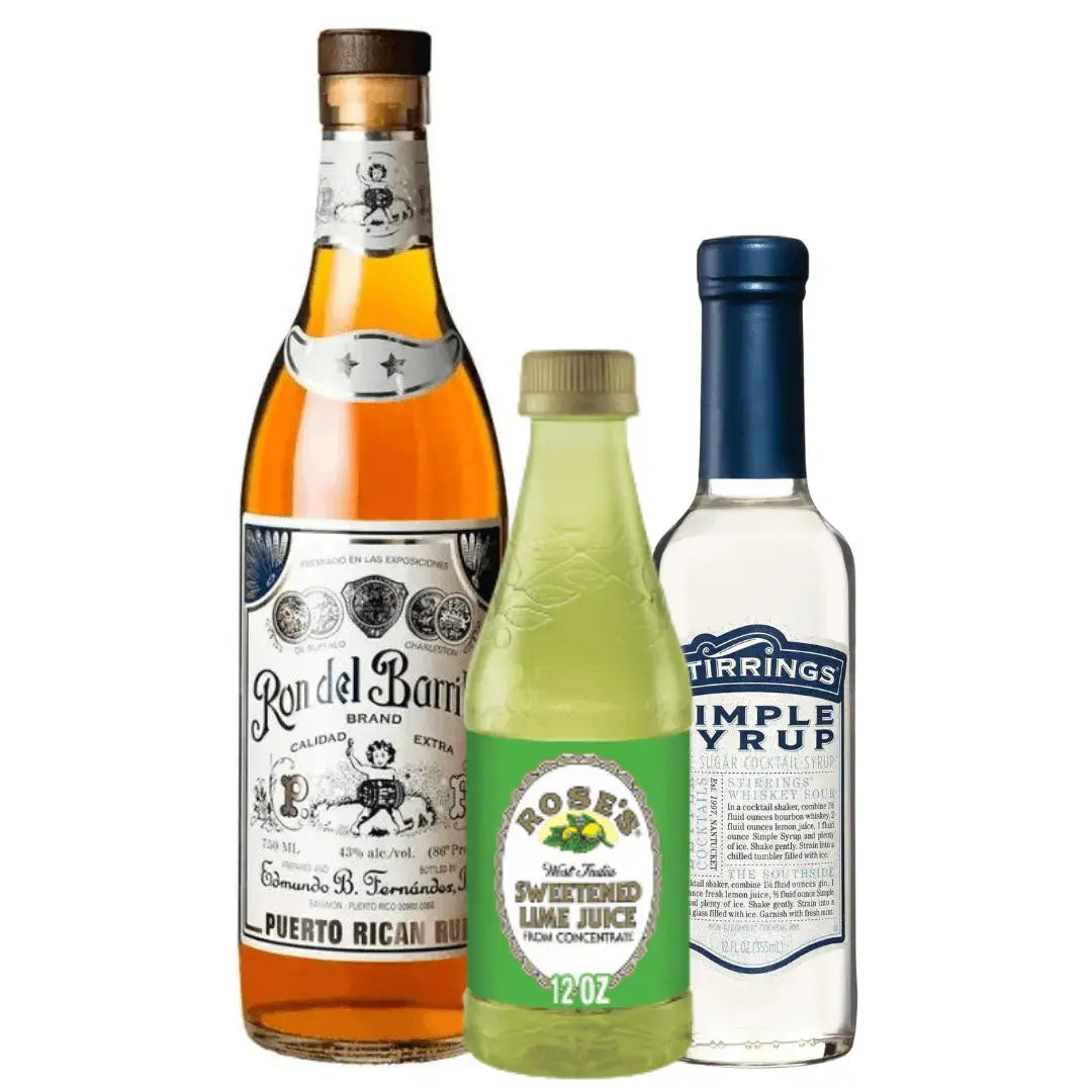 Daiquiri Cocktail Kit: Ron Del Barrilito, Rose’s, Stirrings - Main Street Liquor