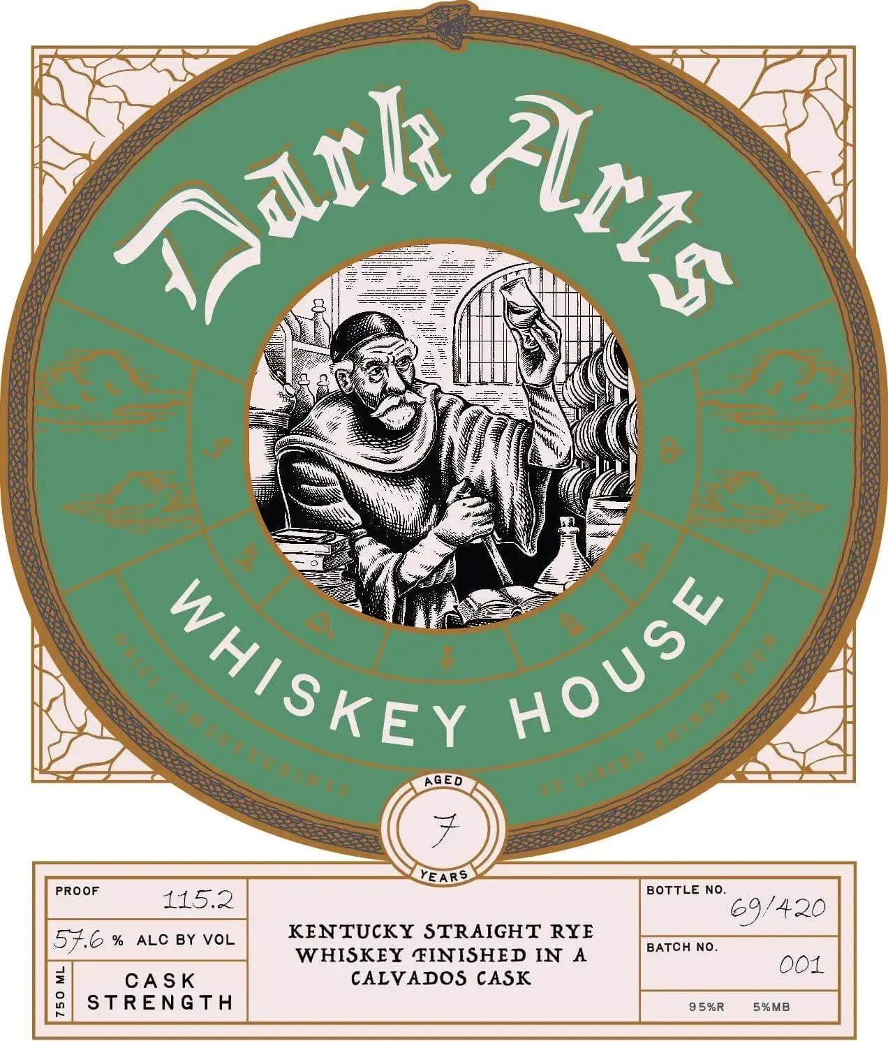Dark Arts 7 Year Kentucky Straight Rye Finished in Calvados Cask - Main Street Liquor