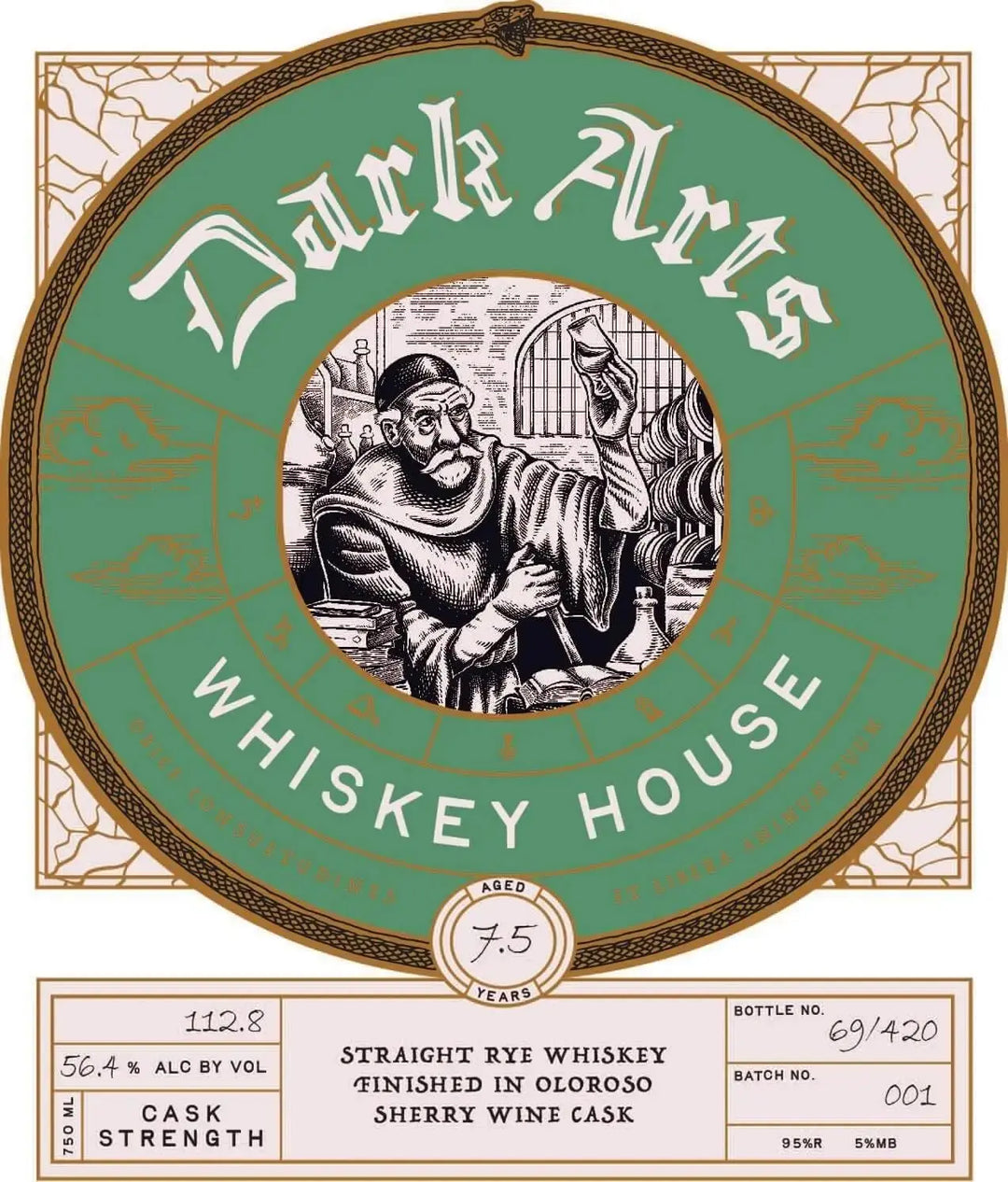 Dark Arts 7.5 Year Straight Rye Whiskey Cask Strength - Main Street Liquor