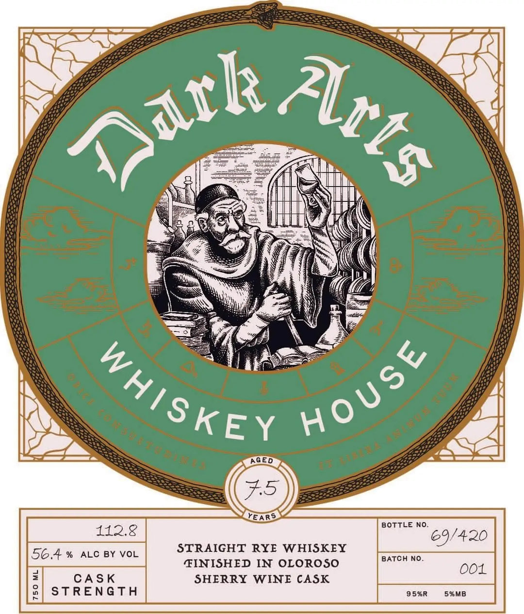 Dark Arts 7.5 Year Straight Rye Whiskey Cask Strength - Main Street Liquor