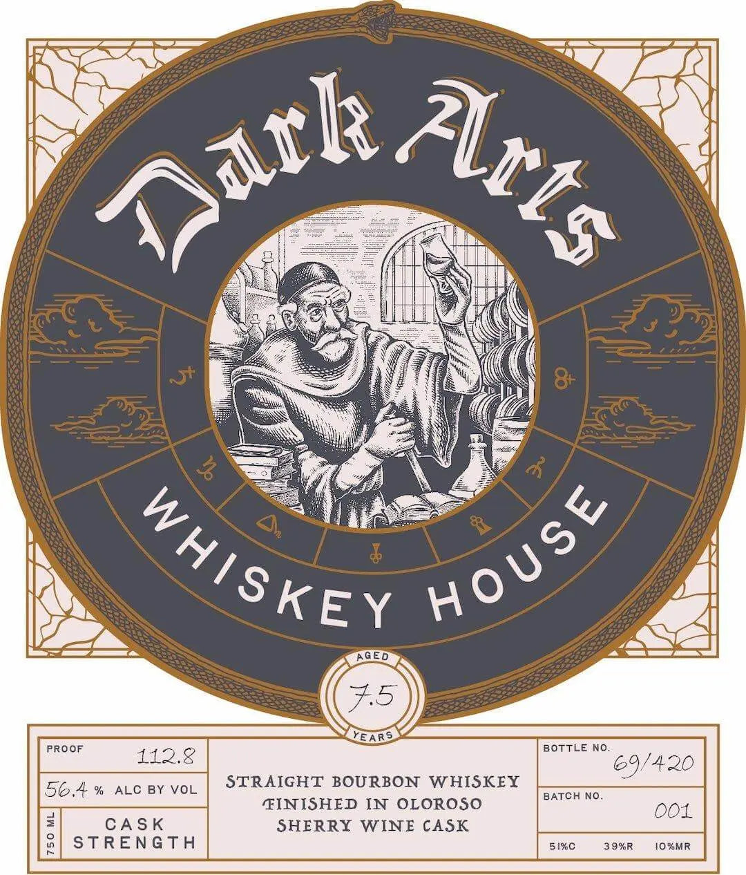 Dark Arts Straight Bourbon Whiskey 7.5 Years Oloroso Sherry Cask Finish - Main Street Liquor