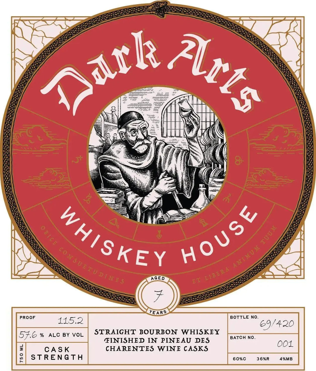 Dark Arts Whiskey House 7 Year Bourbon Pineau des Charentes Finish - Main Street Liquor