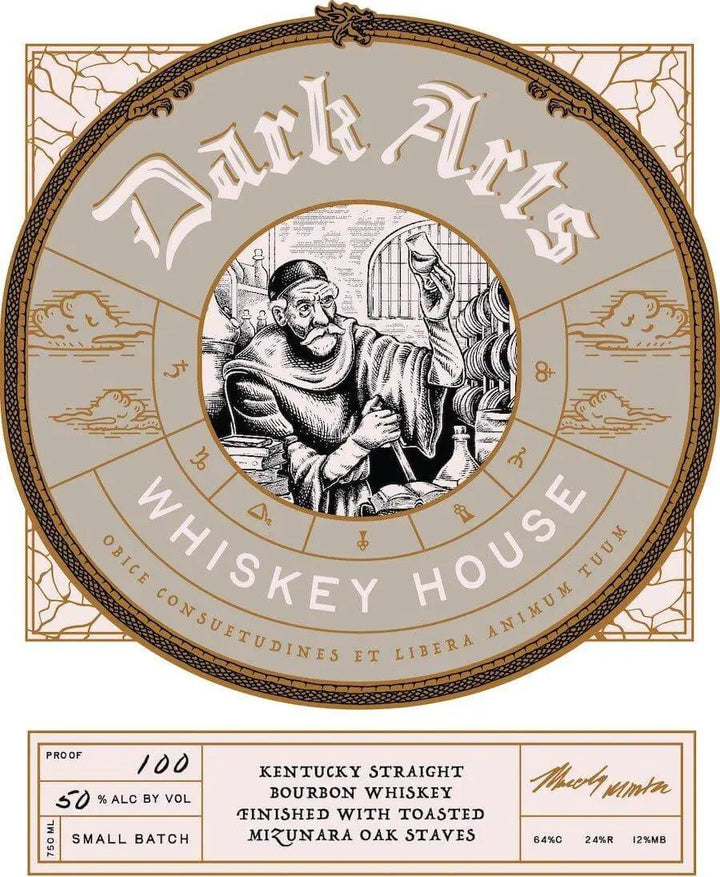 Dark Arts Whiskey House Kentucky Straight Bourbon Finished with Mizunara Oak Staves - Main Street Liquor