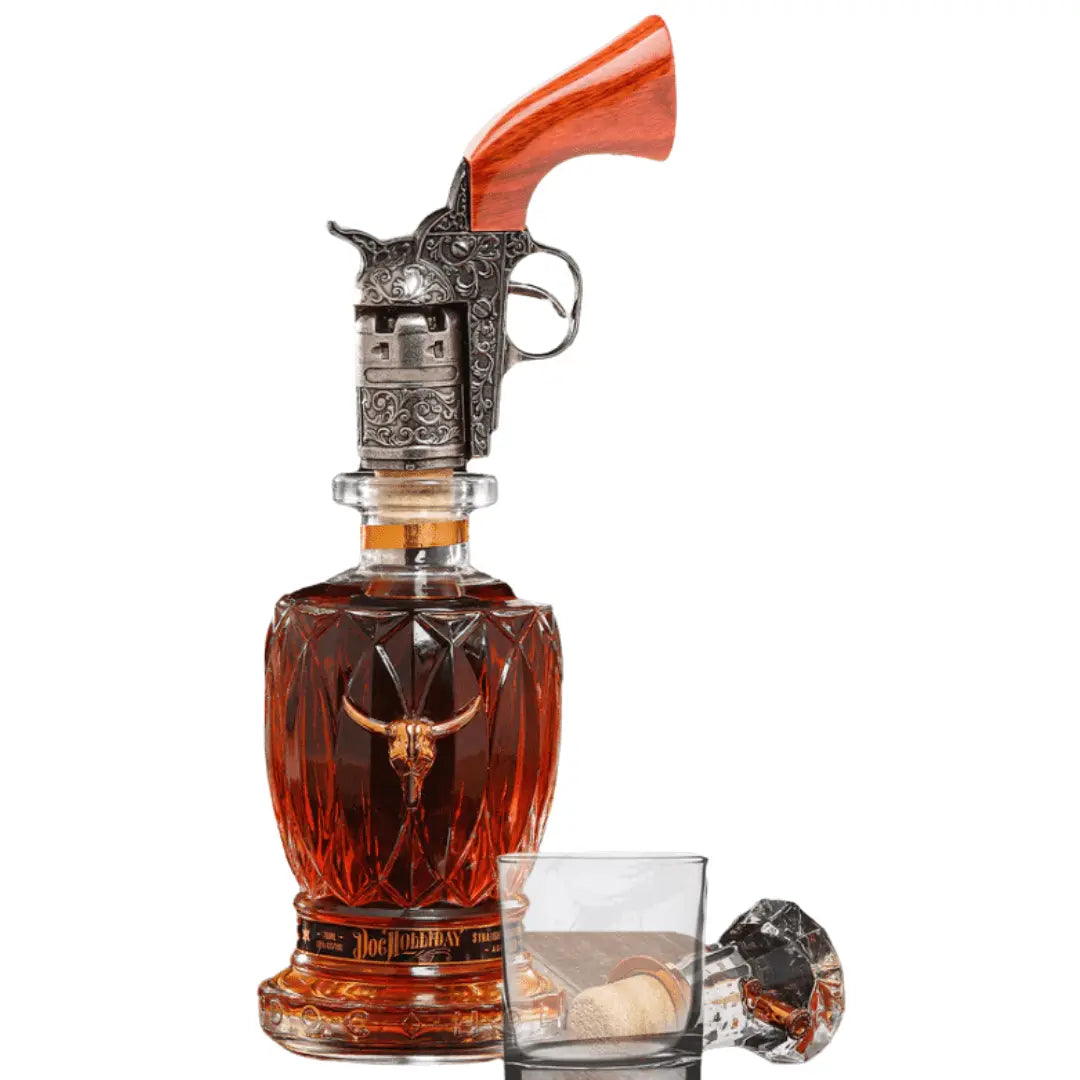 Doc Holliday 10 - Year Bourbon Revolver Set - Main Street Liquor