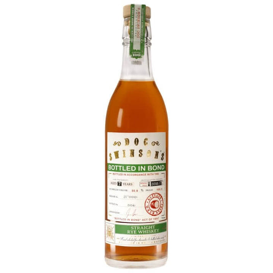 Doc Swinson’s 7 Year Old Bottled in Bond Straight Rye - Main Street Liquor