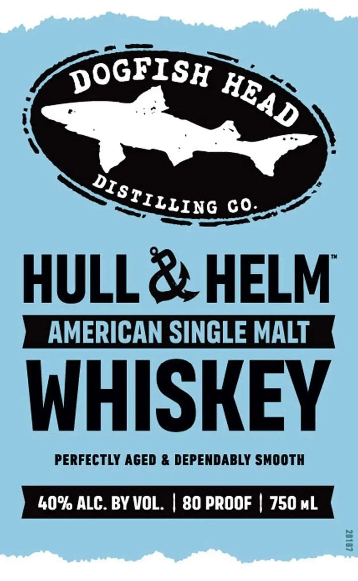 Dogfish Head Hull &amp; Helm American Single Malt Whiskey - Main Street Liquor