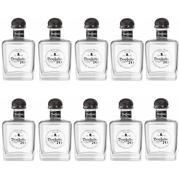 Don Julio 70 Cristalino Añejo Tequila 50ml (10 Pack) - Main Street Liquor
