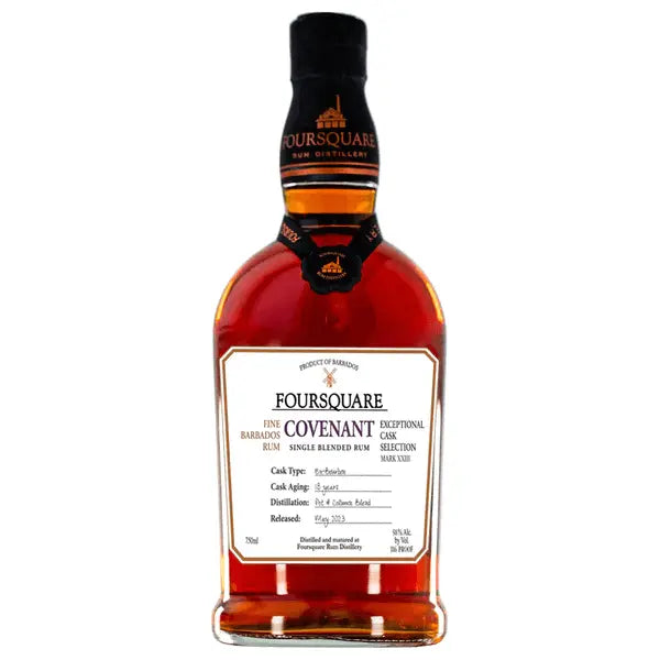 Foursquare Covenant Exceptional Cask Series 18 Year Old Rum 750ml Foursquare