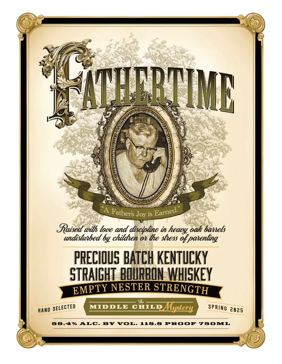 Fathertime Precious Batch Kentucky Straight Bourbon The Middle Child Mystery 118.8 Proof - Main Street Liquor
