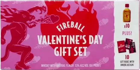 Fireball Valentine's Card Cinnamon Whiskey - Main Street Liquor