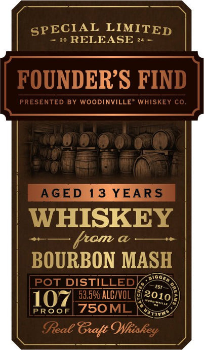 Founder's Find Whiskey Limited Release by Woodinville Whiskey Co. - Main Street Liquor