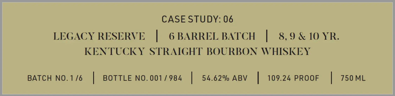 Frank August Case Study: 06 Legacy Reserve - Main Street Liquor