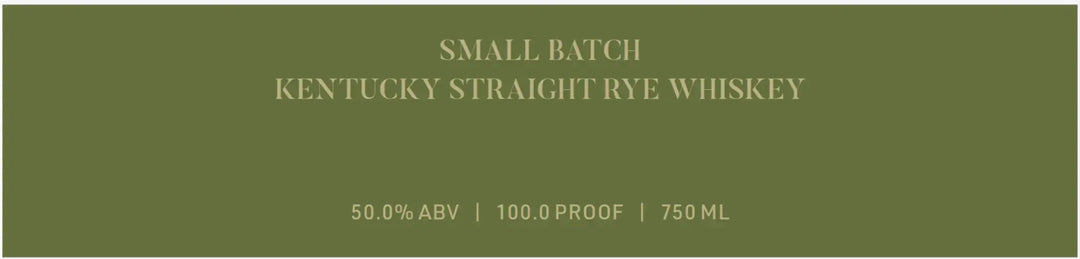 Frank August Small Batch Kentucky Straight Rye Whiskey - Main Street Liquor