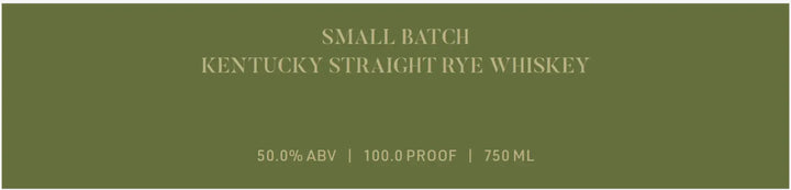 Frank August Small Batch Kentucky Straight Rye Whiskey - Main Street Liquor