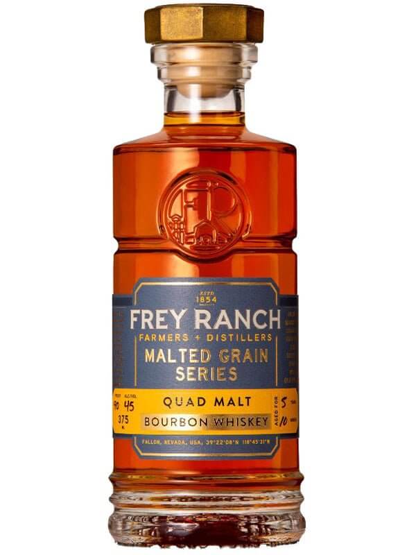 Load image into Gallery viewer, Frey Ranch Malted Grain Series Quad Malt Bourbon Whiskey 375mL - Main Street Liquor
