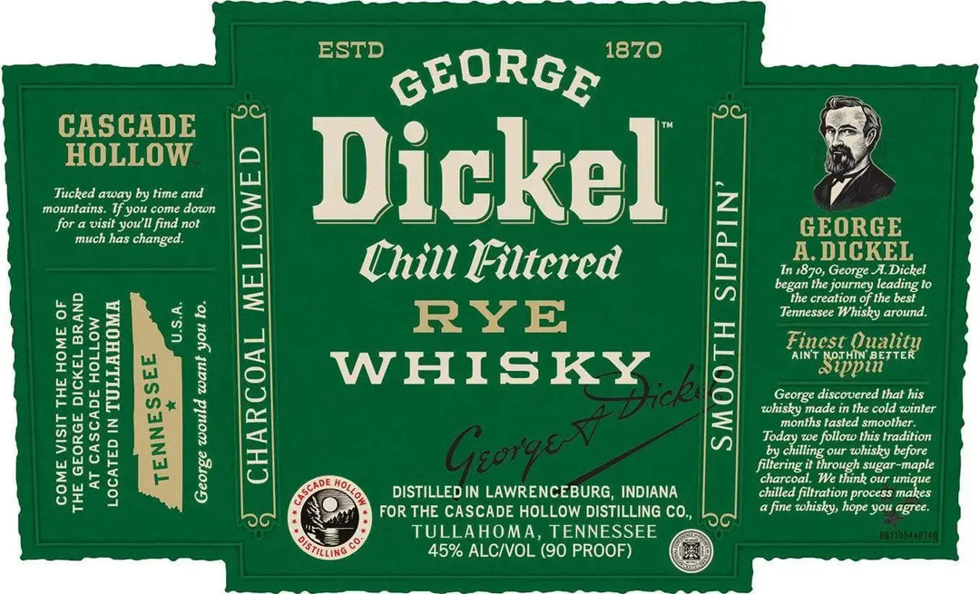 George Dickel Rye Whisky - Main Street Liquor
