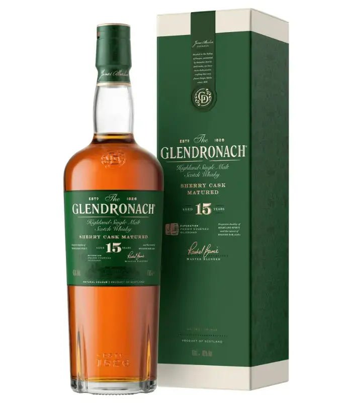 GlenDronach 15 Year Sherry Cask Single Malt Scotch Whisky 700mL - Main Street Liquor