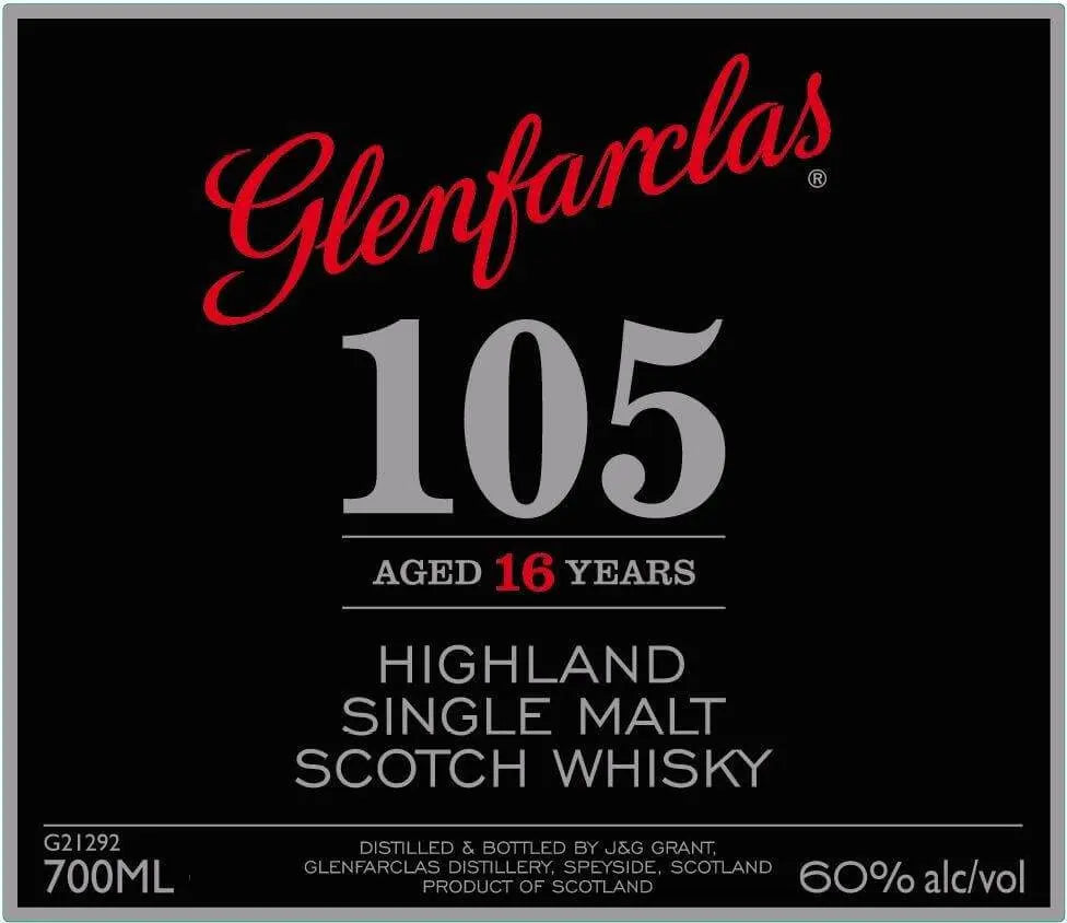Glenfarclas 105 Aged 16 Years Highland Single Malt Scotch Whisky - Main Street Liquor