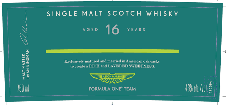 Glenfiddich 16 Year Aston Martin Formula One Edition Single Malt Scotch Whisky - Main Street Liquor