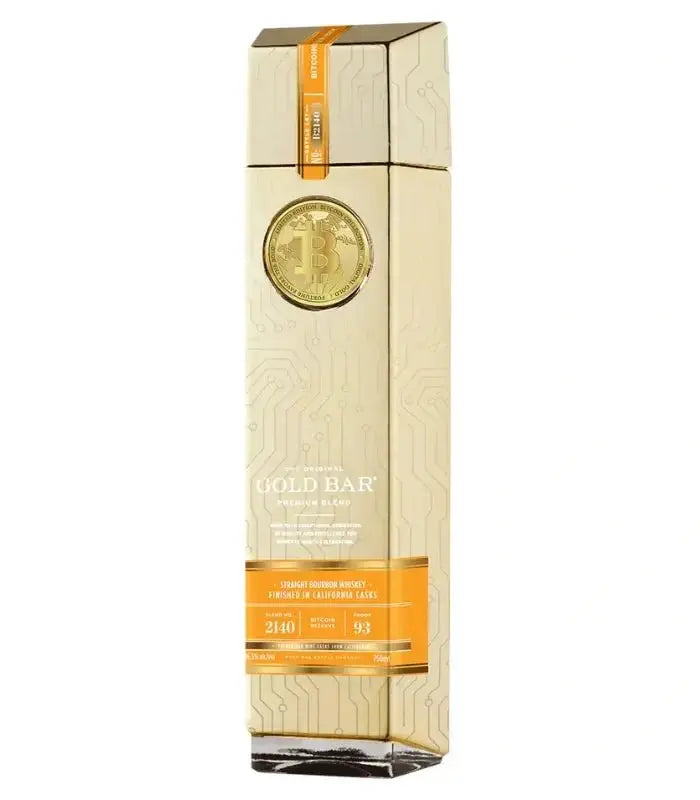 Gold Bar Bitcoin Reserve Bourbon Whiskey Limited Edition 750mL - Main Street Liquor
