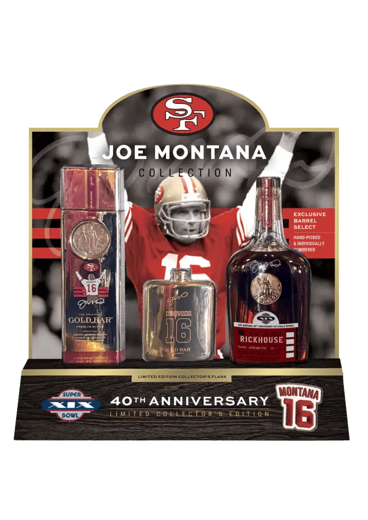Gold Bar Joe Montana Barrel Select Gift Set - Main Street Liquor