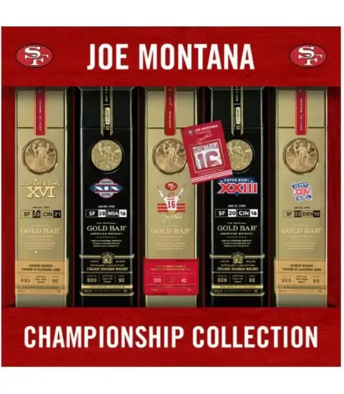 Gold Bar Joe Montana Championship Collection Gift Set - Main Street Liquor