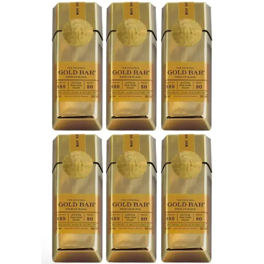 Gold Bar Original Mini 50ml 6 - Pack - Main Street Liquor