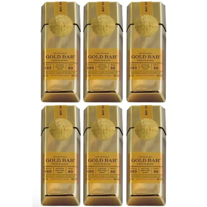 Gold Bar Original Mini 50ml 6 - Pack - Main Street Liquor