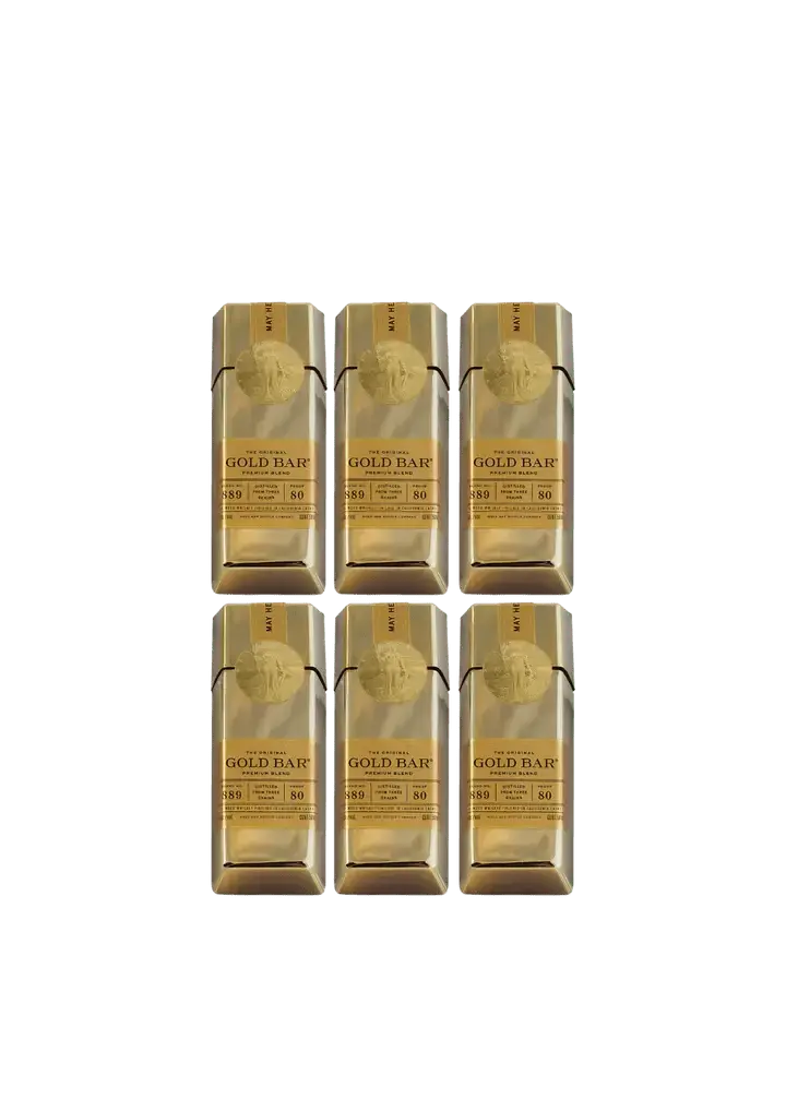 Gold Bar Original Mini 50ml 6 - Pack - Main Street Liquor