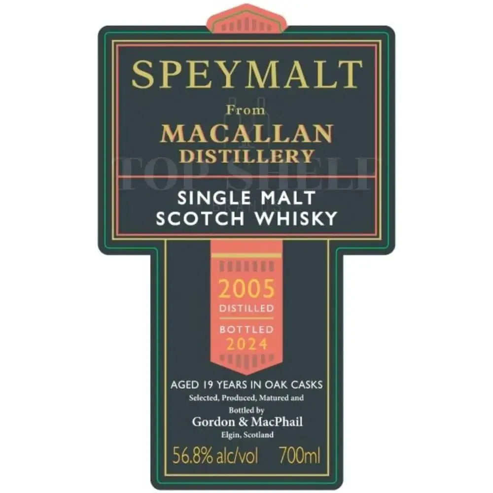 Gordon &amp; MacPhail Speymalt 2005 Macallan Bottled 2024 - Main Street Liquor