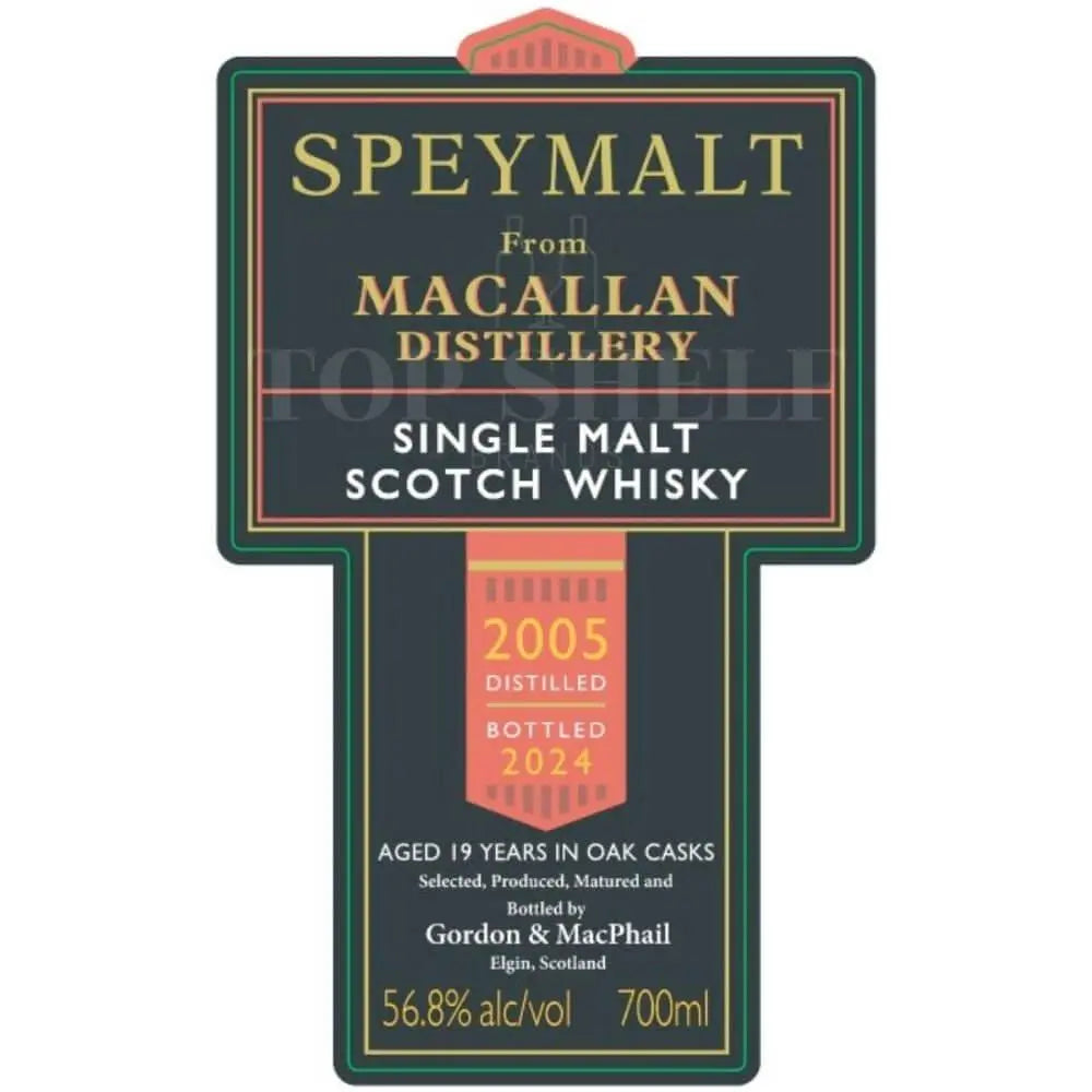 Gordon & MacPhail Speymalt 2005 Macallan Bottled 2024 - Main Street Liquor