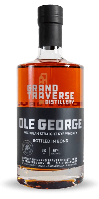 Grand Traverse Distillery Ole George Bottled in Bond Michigan Straight Rye Whiskey - Main Street Liquor