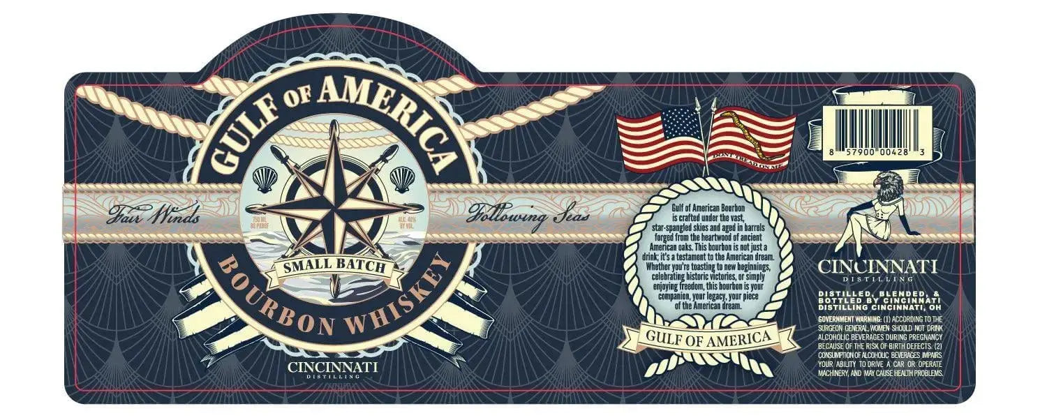 Gulf of America Small Batch Bourbon Whiskey - Main Street Liquor