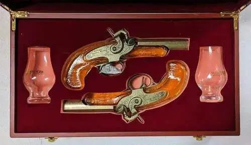 H. Deringer Bourbon Whiskey Pistol Set (200 mL x 2) - Main Street Liquor