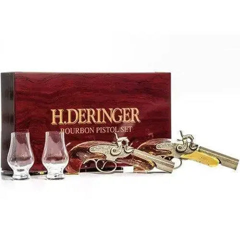 H. Deringer Bourbon Whiskey Pistol Set (200 mL x 2) - Main Street Liquor