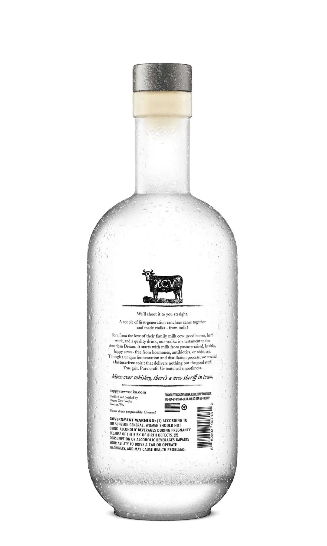 Happy Cow Milk Vodka 750mL 80 Proof - Main Street Liquor