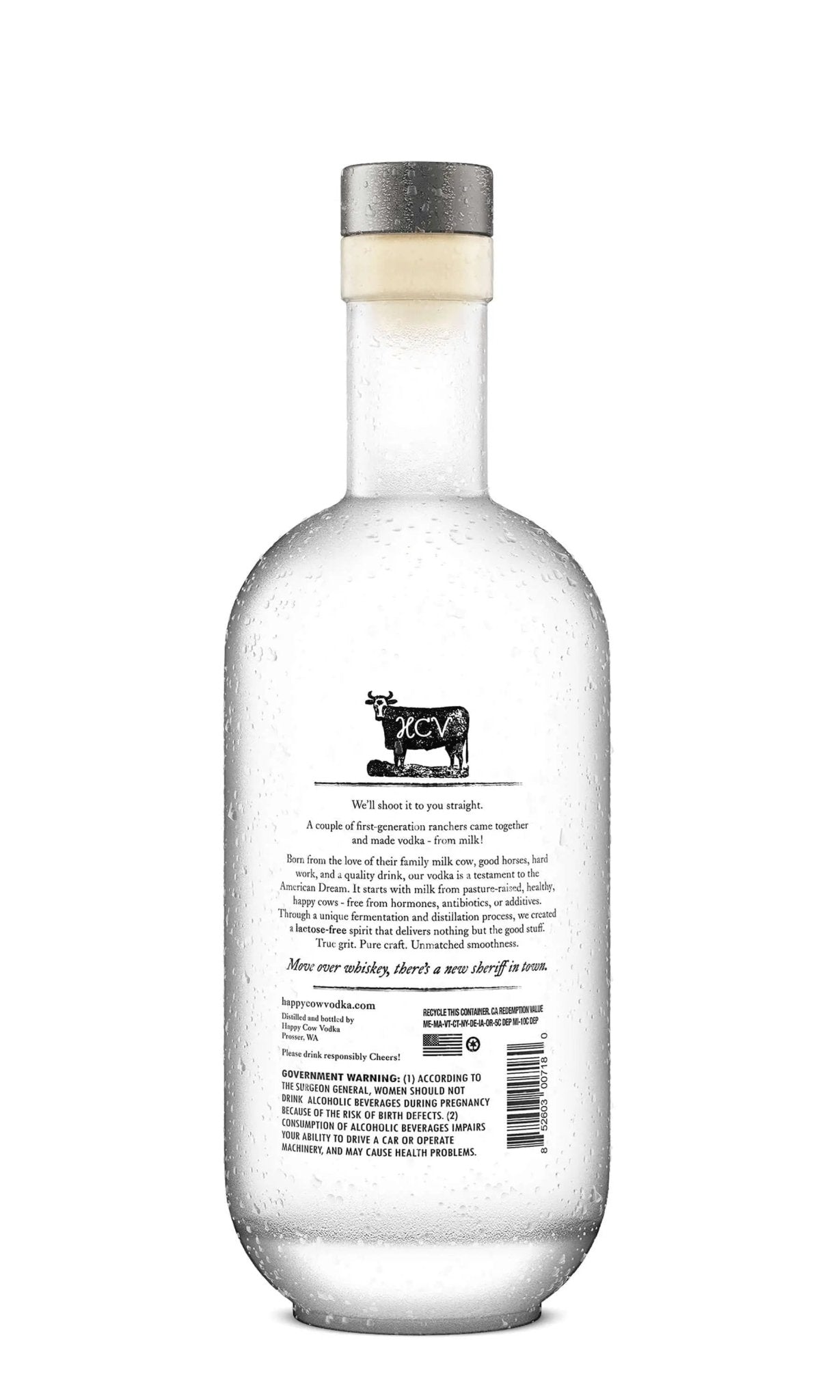 Happy Cow Milk Vodka 750mL 80 Proof - Main Street Liquor